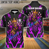 BlueJose Bowling And Pins King Gorilla Customized Name, Team Name 3D Shirt (4 Colors)