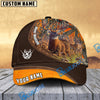 BlueJose Deer Hunting Camo Pattern Multicolor Personalized Cap