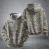 BlueJose Premium Personalised US Veteran Zip Hoodie Fleece