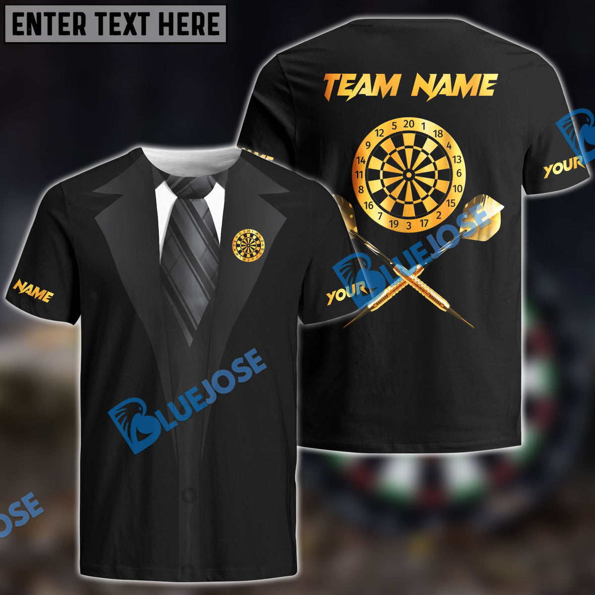 BlueJose Darts Gentleman Personalized Shirt (2 Colors)