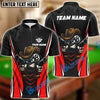 BlueJose Billiards Cowboy 8 Ball Cartoon Style Personalized Name Shirt (4 Colors)