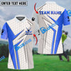 BlueJose Golf Into New World Customized Name, Team Name 3D Shirts (4 Colors)