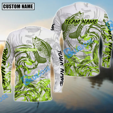 Bluejose Crappie Fishing Deep Sea Trophy Custom Name & Team Name 3D Shirts