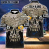 BlueJose Camo Skull Billiards Personalized Shirt