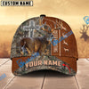 BlueJose Hunting Deer Under God  Multicolor Personalized Cap