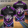 BlueJose The Thunder Bowling Pins Personalized Name, Team Name 3D Shirt (4 Colors)