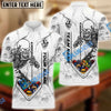 BlueJose Billiards Ball 8 Skull Master Personalized Name, Team Name Unisex Shirt ( 2 Colors )