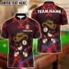 BlueJose Billiards Neon Cowboy 8-Ball Gunslinger Personalized Name Shirt (4 Colors)
