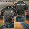 BlueJose Bowling Wolf Hati Norse Rune Graphic Customized Name, Team Name 3D Shirt (6 Colors)