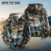Bluejose Pike Fishing Camouflage Custom Name Shirts