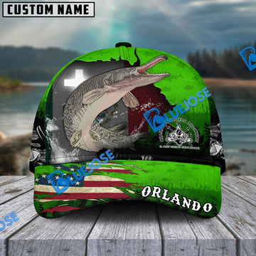BlueJose Master Baiter Green Custom Cap For Orlando Hernandez