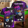 BlueJose Billiards Pool Legend King Personalized Name Shirt (4 Colors)