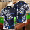 BlueJose Billiards Ball 9 Fire Dragon Personalized Name, Team Name Unisex Shirt ( 3 Colors )