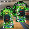 BlueJose Bowling And Pins King Smoking Ball Customized Name, Team Name 3D Shirt (4 Colors)