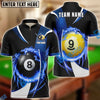 BlueJose Billiards Ball 8 And 9 Wind Blade Personalized Shirt (6 Colors)