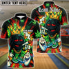BlueJose Bowling And Pins 420 King Smoking Ball Customized Name, Team Name 3D Shirt (4 Colors)