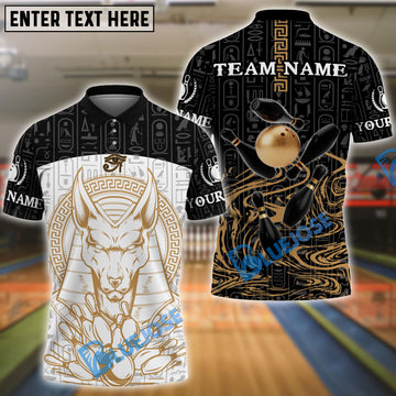 BlueJoses Anubis King Bowling Jersey Personalized Name, Team Name 3D Shirt