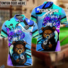 BlueJose Billiards 8-Ball Bear Hoodie Never Give Up Personalized Name Shirt (4 Colors)
