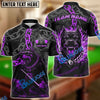 BlueJose Billiards 8-Ball Pitbull Flame Chain Personalized Name Shirt (4 Colors)