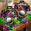 BlueJose Golf Graffiti Paint Splash Personalized Name, Team Name 3D Shirt