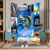 BlueJose Crappie Fishing Lovers Blanket
