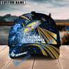 BlueJose Fishing Hooked Jump Splash Personalized Cap (13 Breeds)