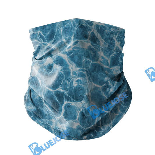 BlueJose Blue Wave Neck Gaiter