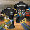 BlueJose Bowling And Breaking Pins Customized Name, Team Name 3D Shirt (6 Options)