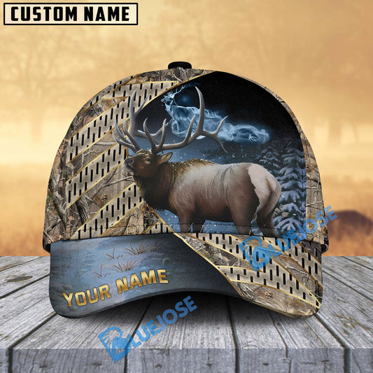 BlueJose Elk Hunting Wandering Soul Personalized Cap ( 2 Colors )