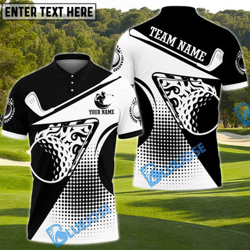BlueJose Golf New Swing Customized Name, Team Name 3D Shirts (4 Colors)