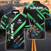 BlueJose Darts Metalic Style Personalized Name, Team Name Shirt (6 Colors)