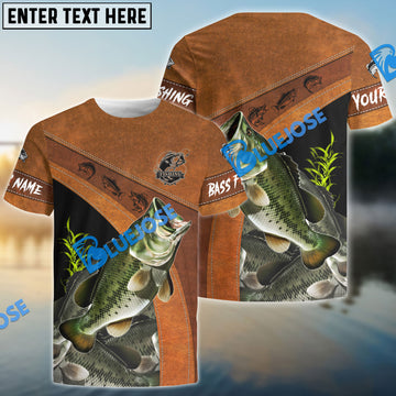 BlueJose Largemouth Bass Customize Name Fishing Shirt