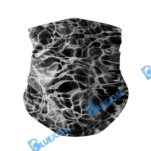BlueJose Black Wave Neck Gaiter