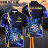 BlueJose Darts Lightning Flame Customized Name, Team Name 3D Shirt (4 Colors)