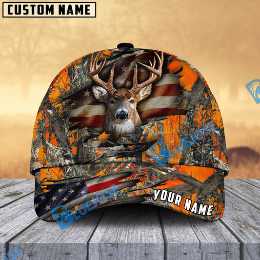 BlueJose Premium Loralle Cracked Deer Hunting Multicolor Personalized Cap