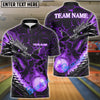 BlueJose The Dragon and Bowling Personalized Name, Team Name 3D Shirt (4 Colors)