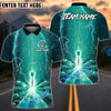 BlueJose Darts Galaxy Thunder Multicolor Options Personalized Name Shirt (4 Colors)