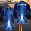 BlueJose Darts Galaxy Thunder Multicolor Options Personalized Name Shirt (4 Colors)