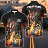 BlueJose Darts Fire Dragon Lord Personalized Name, Team Name Shirt (4 Colors)