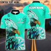 BlueJose Darts Eagle Fierce Blue Avian Graphic Personalized Name, Team Name Shirt (4 Colors)