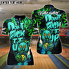 BlueJose Bowling And Pins Bear Scary Teddy Graffiti Style Customized Name, Team Name 3D Shirt (4 Colors)