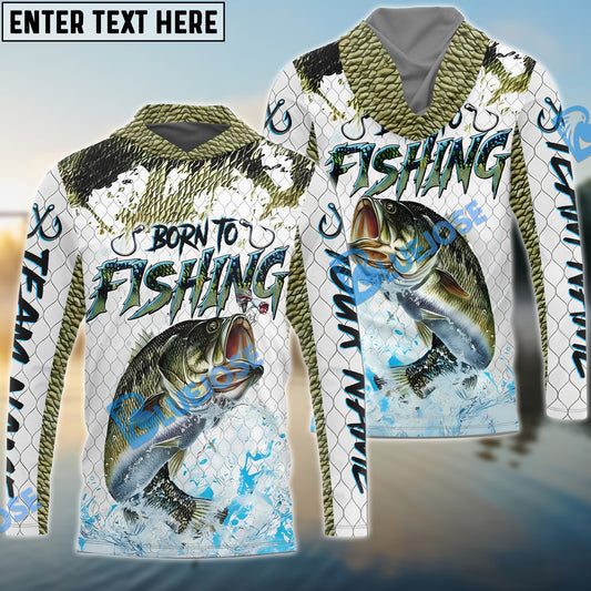 Bluejose Bass Fishing Skin Dynamic Jump Custom Name & Team Name 3D Shirts