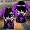 BlueJose Bowling and Pins Crown Personalized Name, Team Name 3D Shirt (5 Colors)