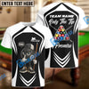 BlueJose Billiards 8-Ball Pool Only The Tip I Promise Ver Triangle Rack Personalized Name, Team Name Unisex Shirt (4 Colors)