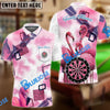 BlueJose Darts Flamingo Personalized Name, Team Name Shirt