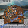 BlueJose Hunting Deer Leather Pattern Multicolor Personalized Cap