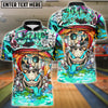 BlueJose Bowling And Pins Graffiti Monster Urban Style Customized Name, Team Name 3D Shirt (4 Colors)
