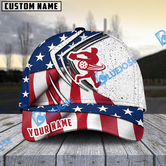 BlueJose Pickleball American Style Personalized Cap