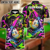 BlueJose Billiards Ball 9 Graffiti Splash Paint Customized Name 3D Shirts