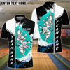 BlueJose Sunny Bowling Personalized Name, Team Name 3D Shirt (4 Colors)